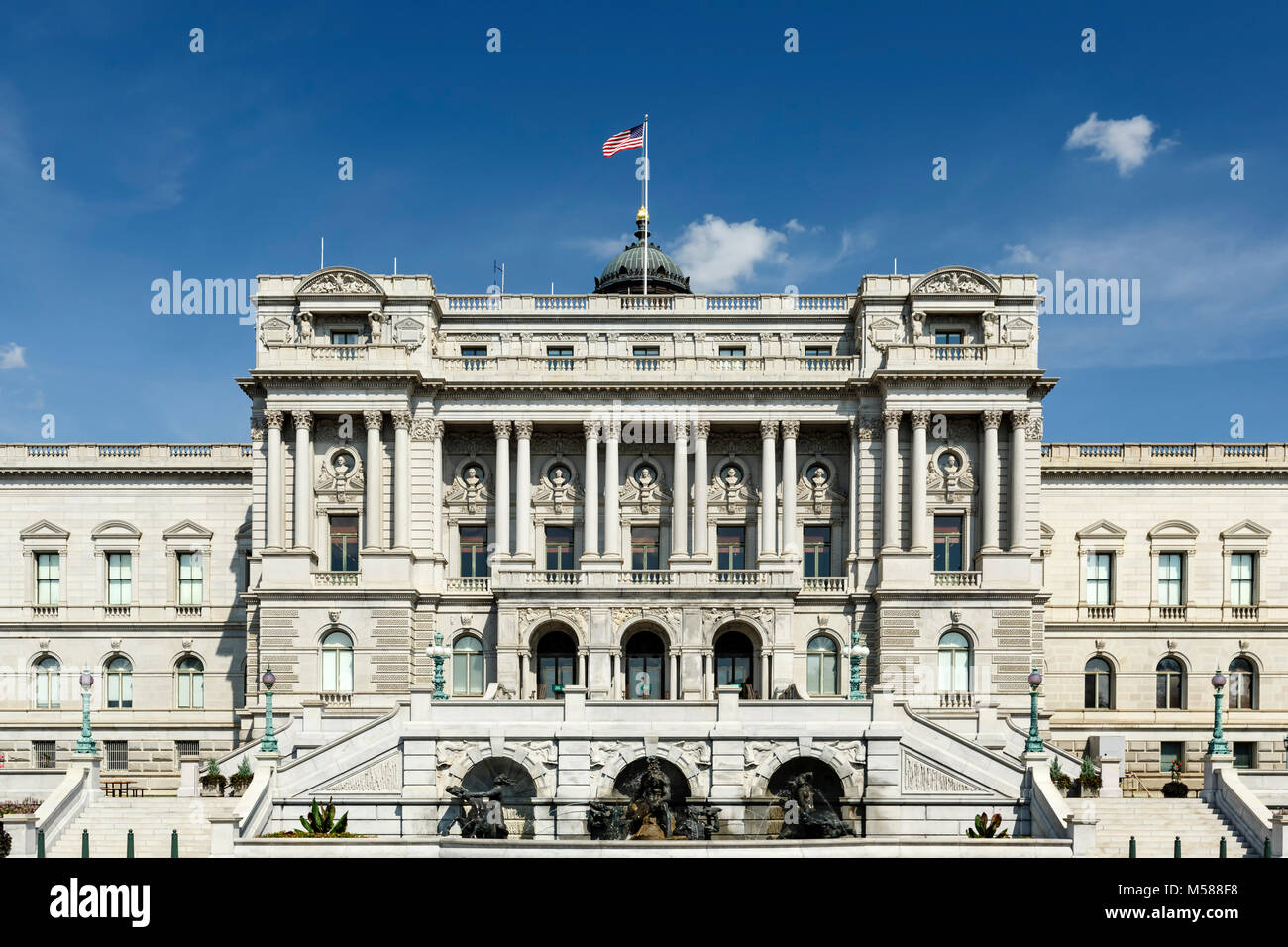 Library of Congress, Washington, District Of Columbia USA Stockfoto