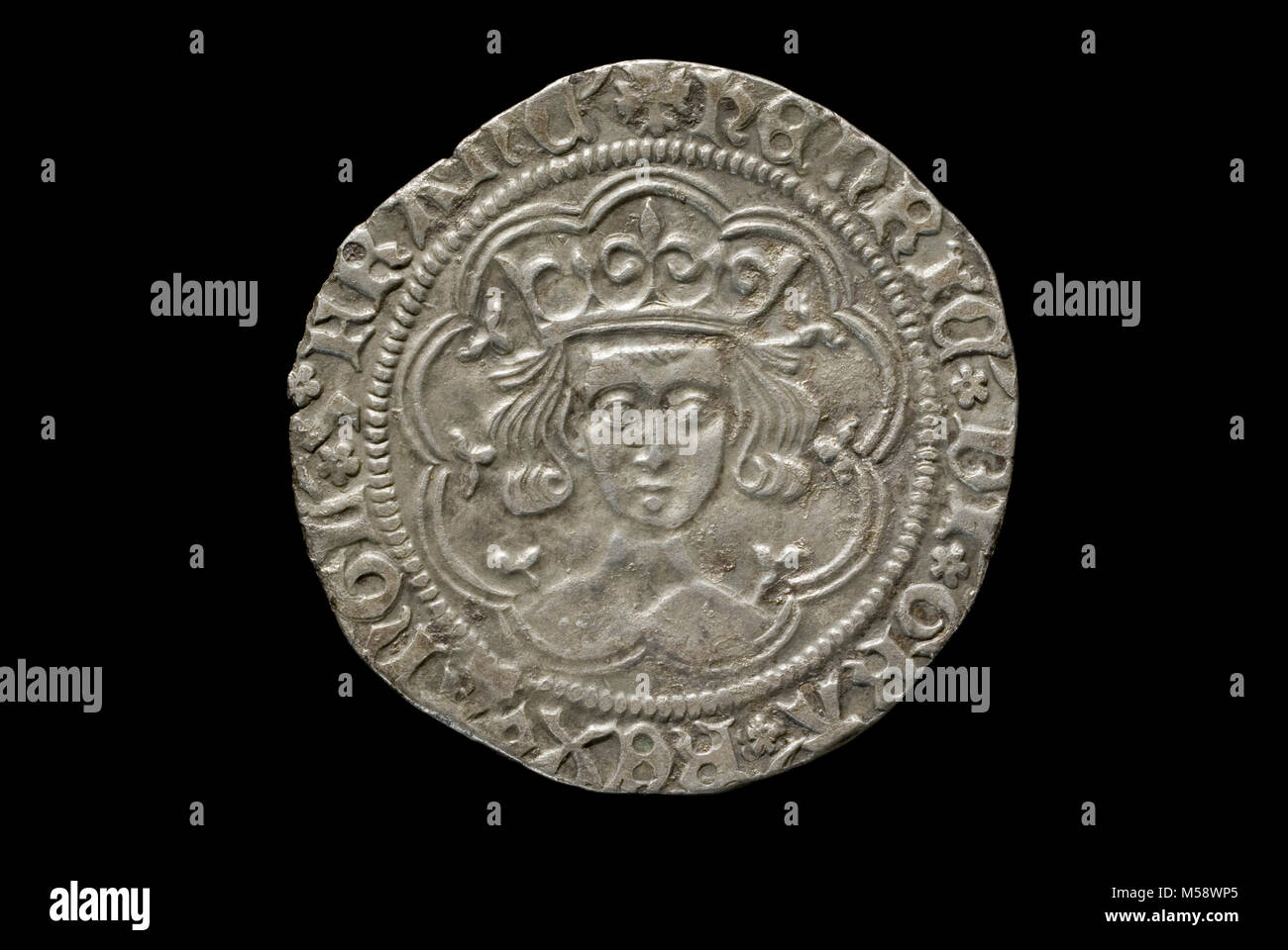 Silber Groat von Heinrich VI. Stockfoto