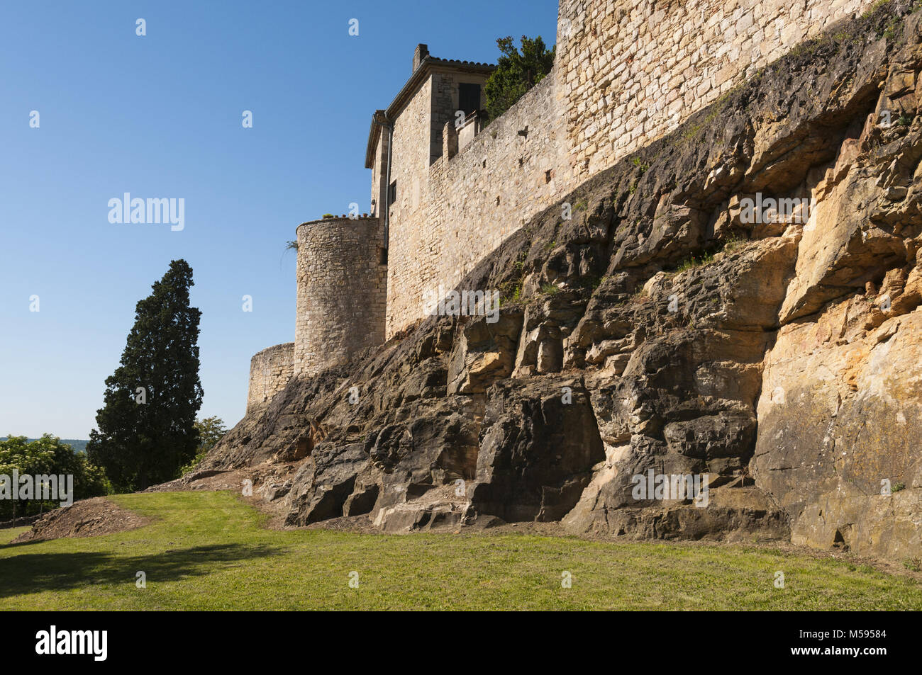 Elk 225-1365 Frankreich, Tarn, Penne, Außenwände Stockfoto