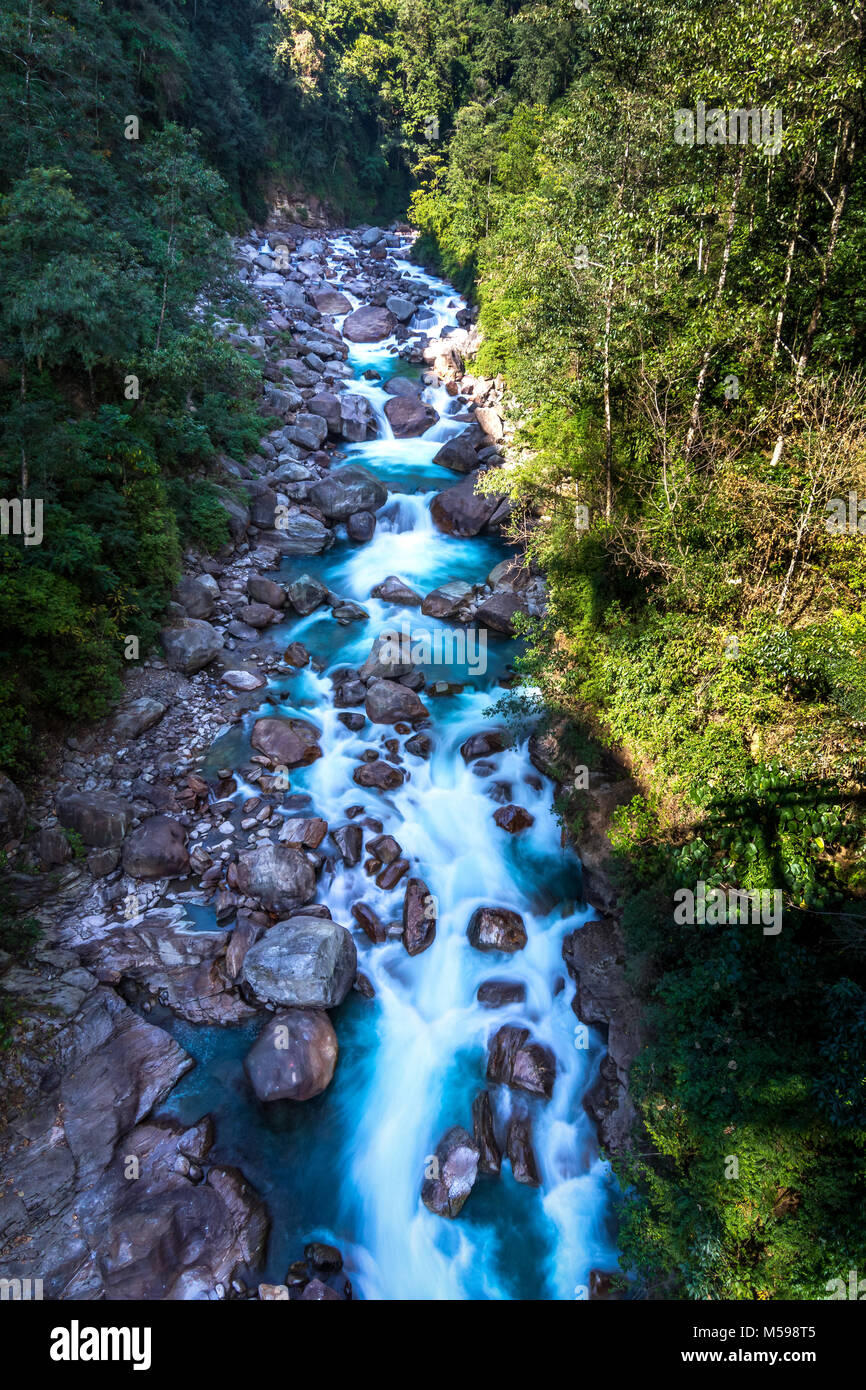 Die mächtigen Himalaya Landschaft Stockfoto