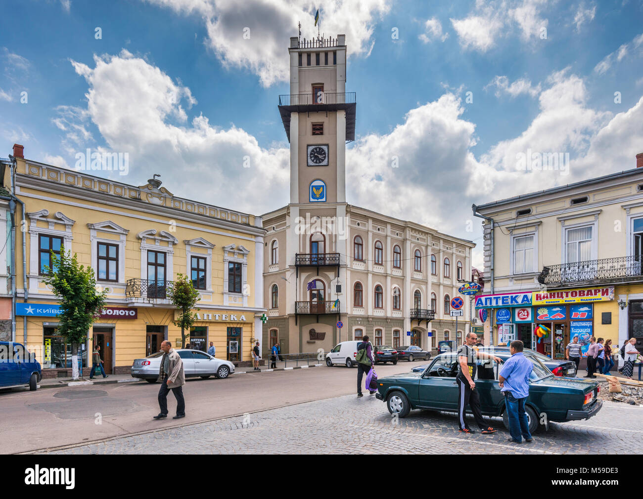 Rathaus in Kolomyja, Prykarpattia Pokuttya, Region, Iwano-frankiwsk Oblast, Ukraine Stockfoto