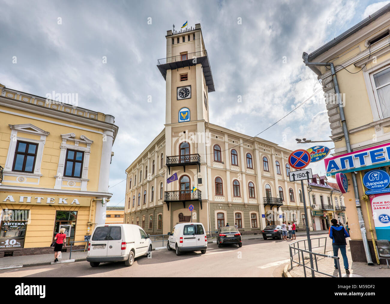 Rathaus in Kolomyja, Prykarpattia Pokuttya, Region, Iwano-frankiwsk Oblast, Ukraine Stockfoto
