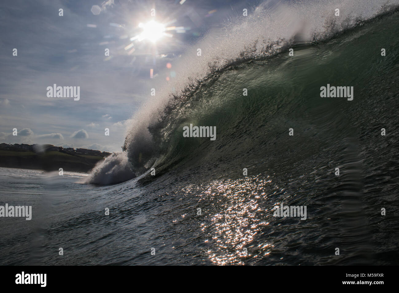 Crantock 1. Stockfoto