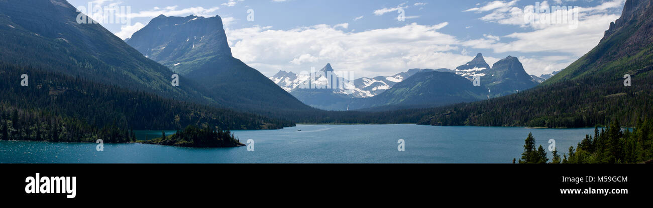 St. Mary Lake Stockfoto