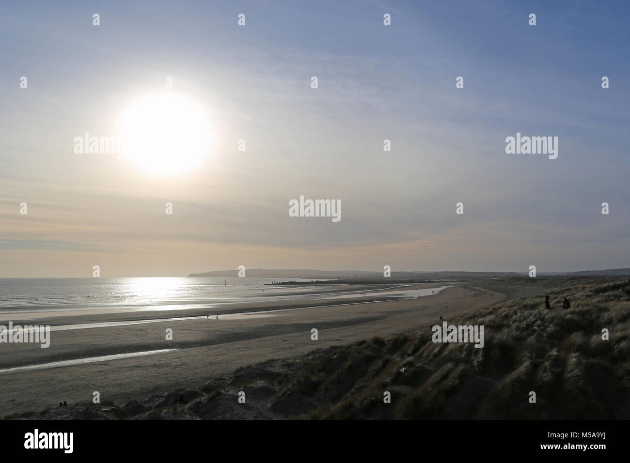 Camber Sands, Rye, East Sussex, England, Großbritannien, USA, UK, Europa Stockfoto
