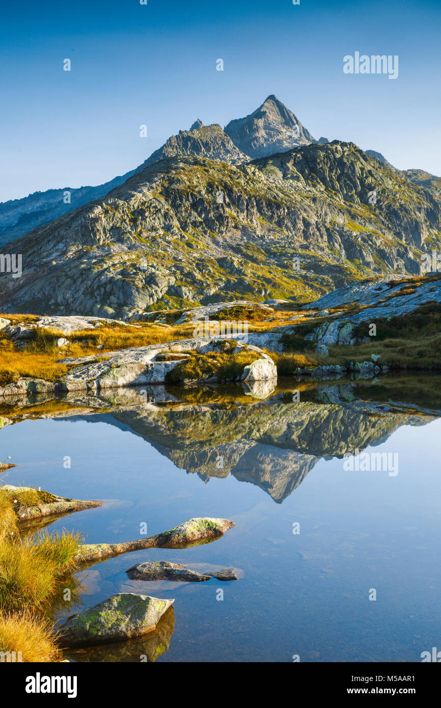 Gärstenhörner - 3189 m, Schweiz Stockfoto