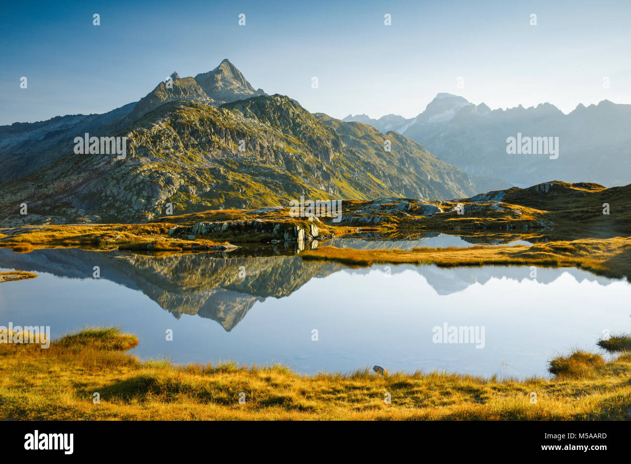 Gärstenhörner - 3189 m, Schweiz Stockfoto