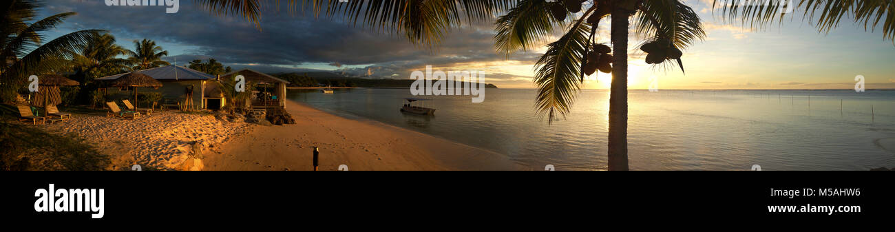Savaii Lagoon Resort, Matautu Bay, Fagamalo, Savaii Samoa Stockfoto