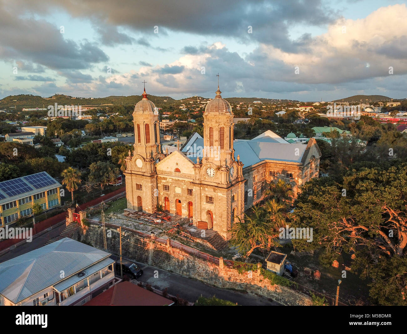 Saint John's Cathedral, St. John's, Antigua Stockfoto