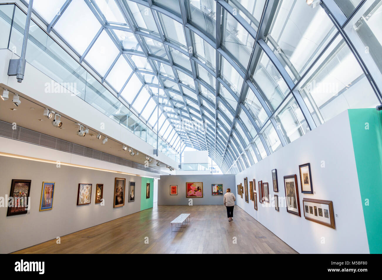 Buenos Aires Argentinien,Puerto Madero,Coleccion de Arte Amalia Lacroze de Fortabat,Kunstsammlung Museumsgalerie,innen,Ausstellungsausstellung col Stockfoto