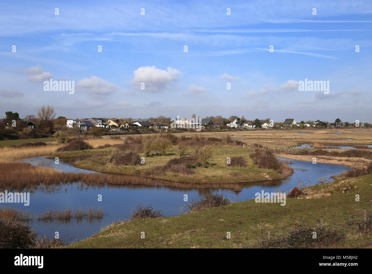 Hafen Nature Reserve Rye, East Sussex, England, Großbritannien, USA, UK, Europa Stockfoto