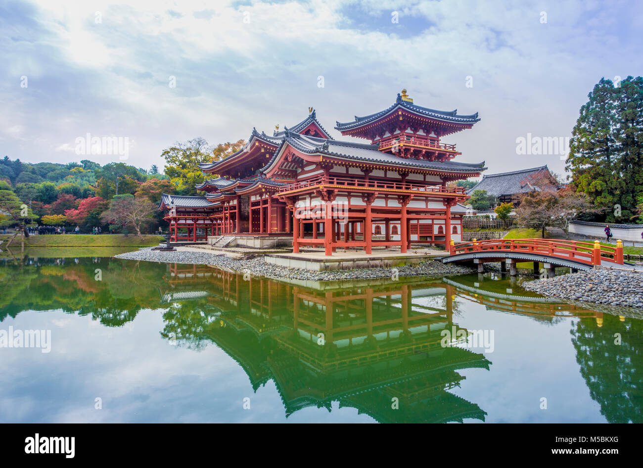 Japan, Kyoto, Uji Stadt, Byodo-in, Phoenix Hall, (W. H.) Stockfoto