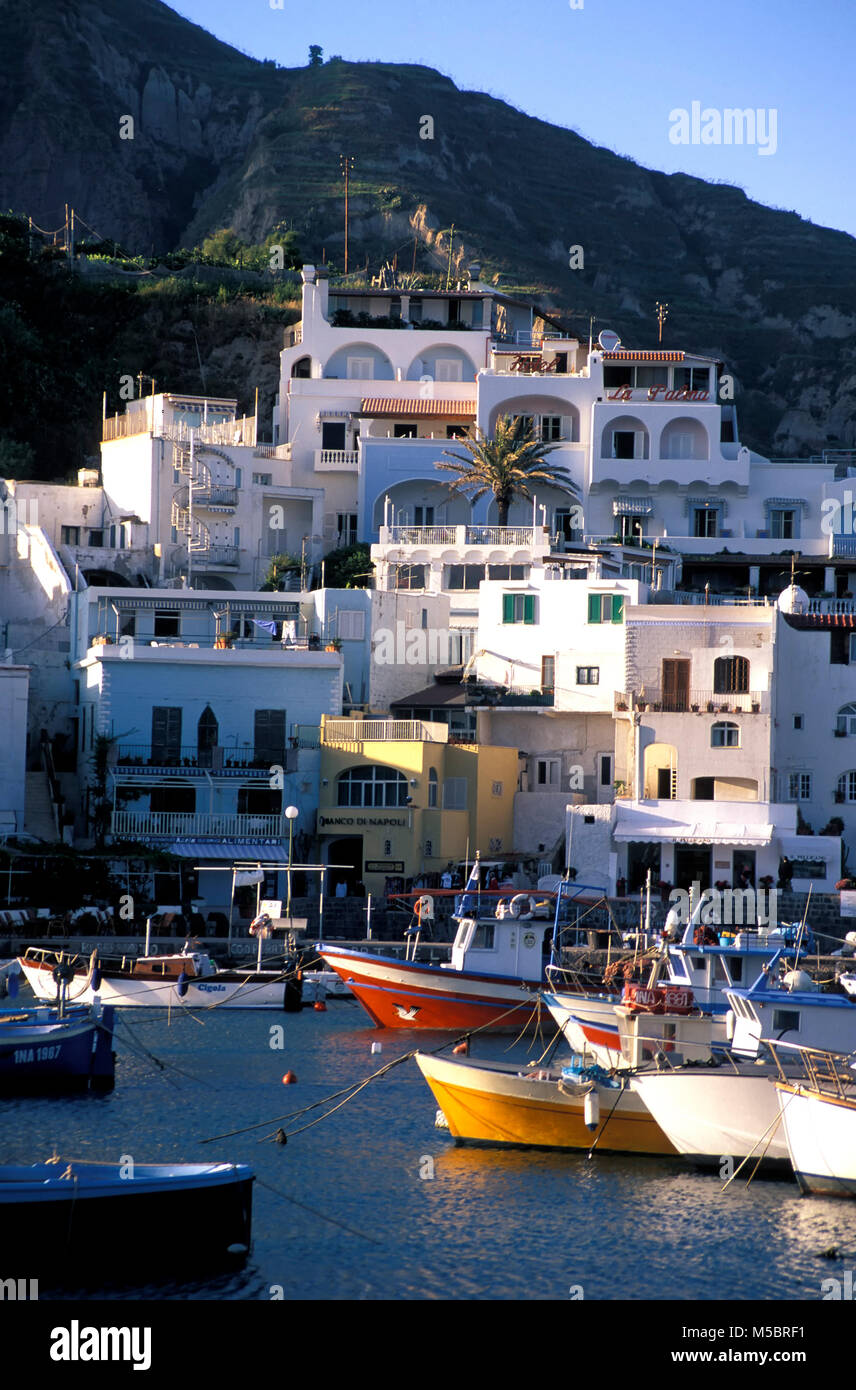 Sant Angelo Hafen, Insel Ischia, Italien, Europa, Stockfoto