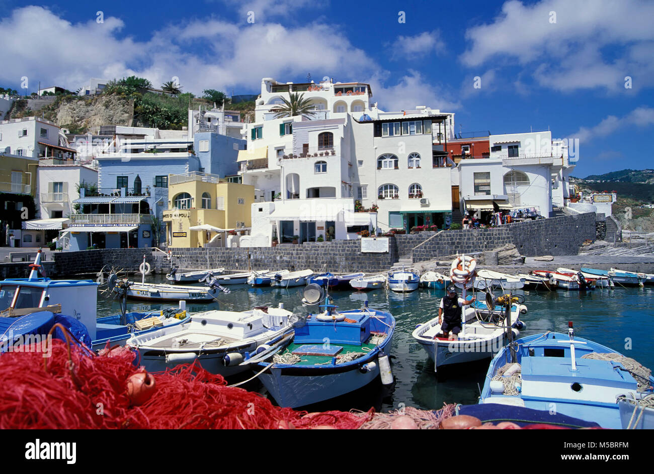 Sant Angelo Hafen, Insel Ischia, Italien, Europa Stockfoto