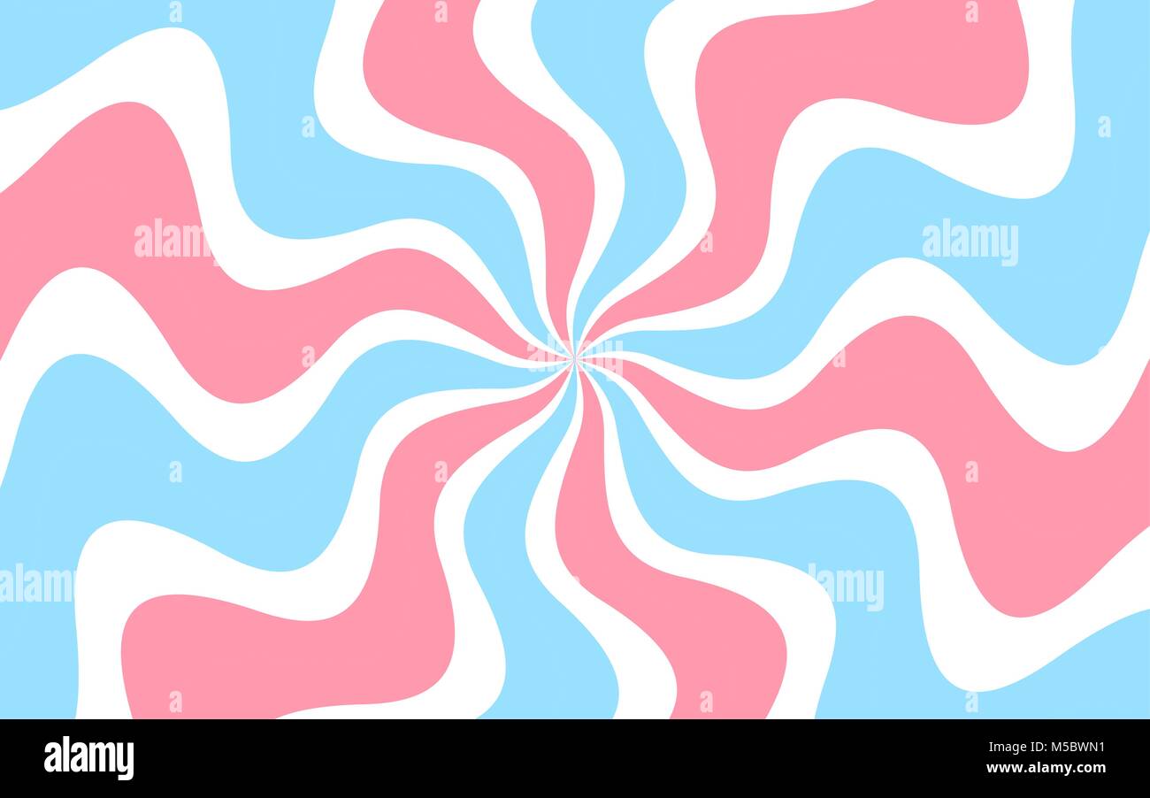 Vector Hintergrund mit Wellenlinien. Kreative Hintergrund, bestehend aus Streifen Formen mit Flüssigkeit Wirkung von Farbe ausgehend vom Zentrum. Weiß, hell Stock Vektor