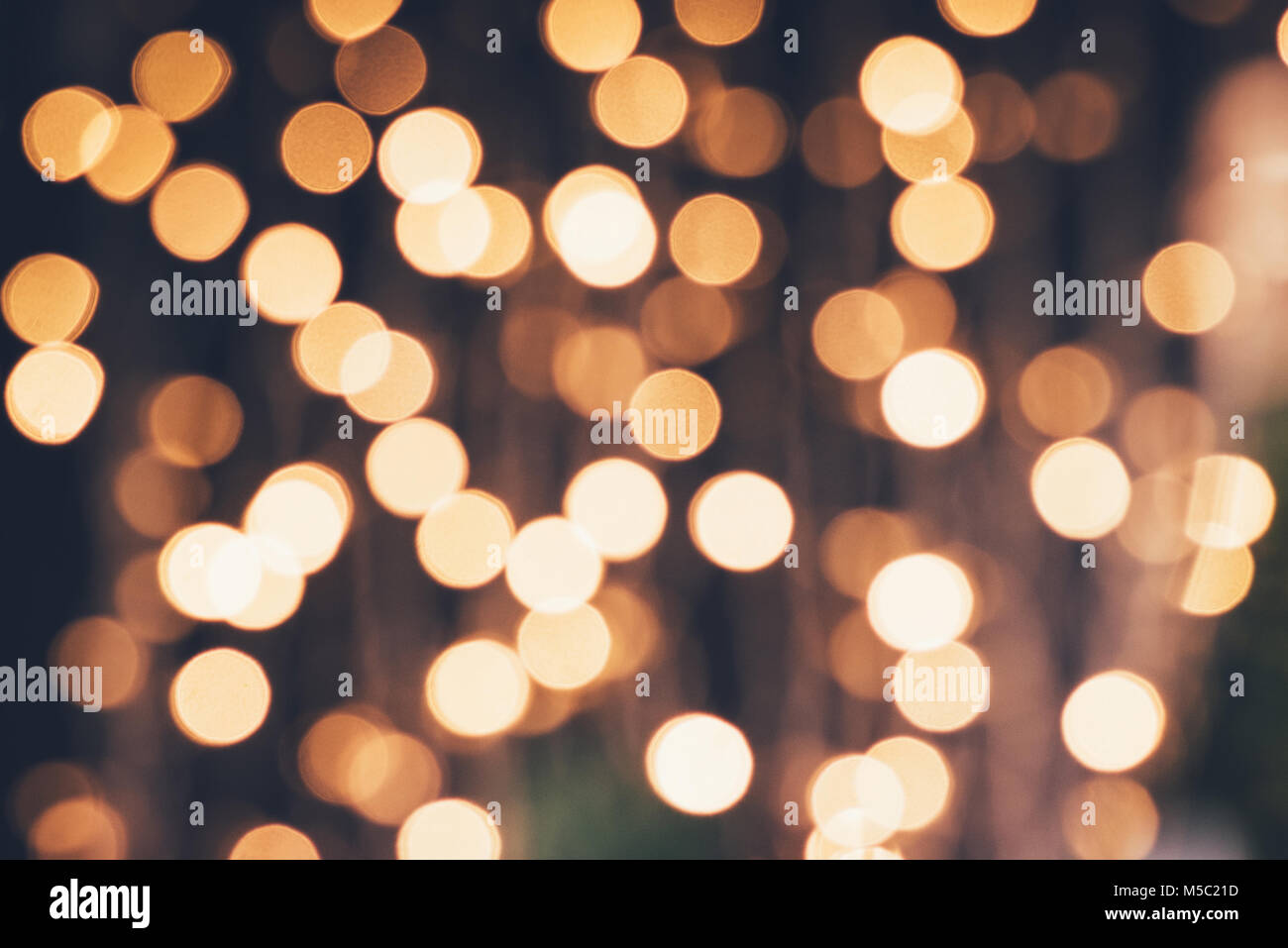 Weihnachten festliche Lichter Stockfoto