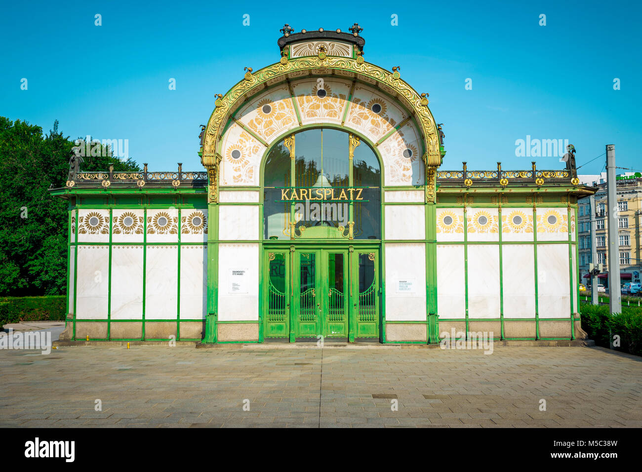 Charles' Square in Wien Stockfoto