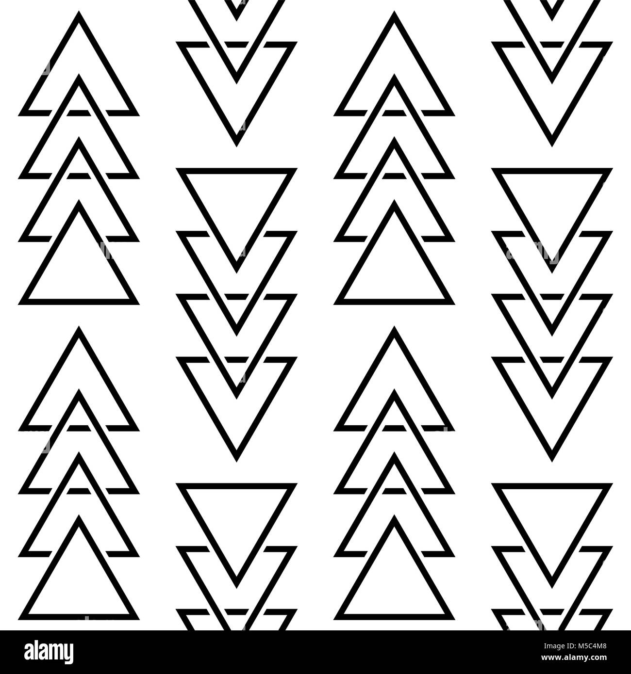 Geometrische Dreieck vector Pattern, hipster abstrakte nahtloses Design, moderne Hintergrund Stock Vektor
