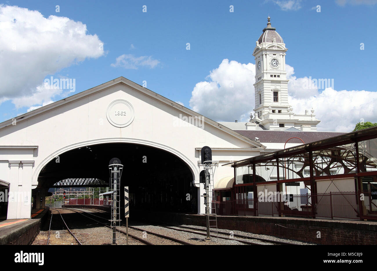 Ballarat Bahnhof vom 1862 Stockfoto