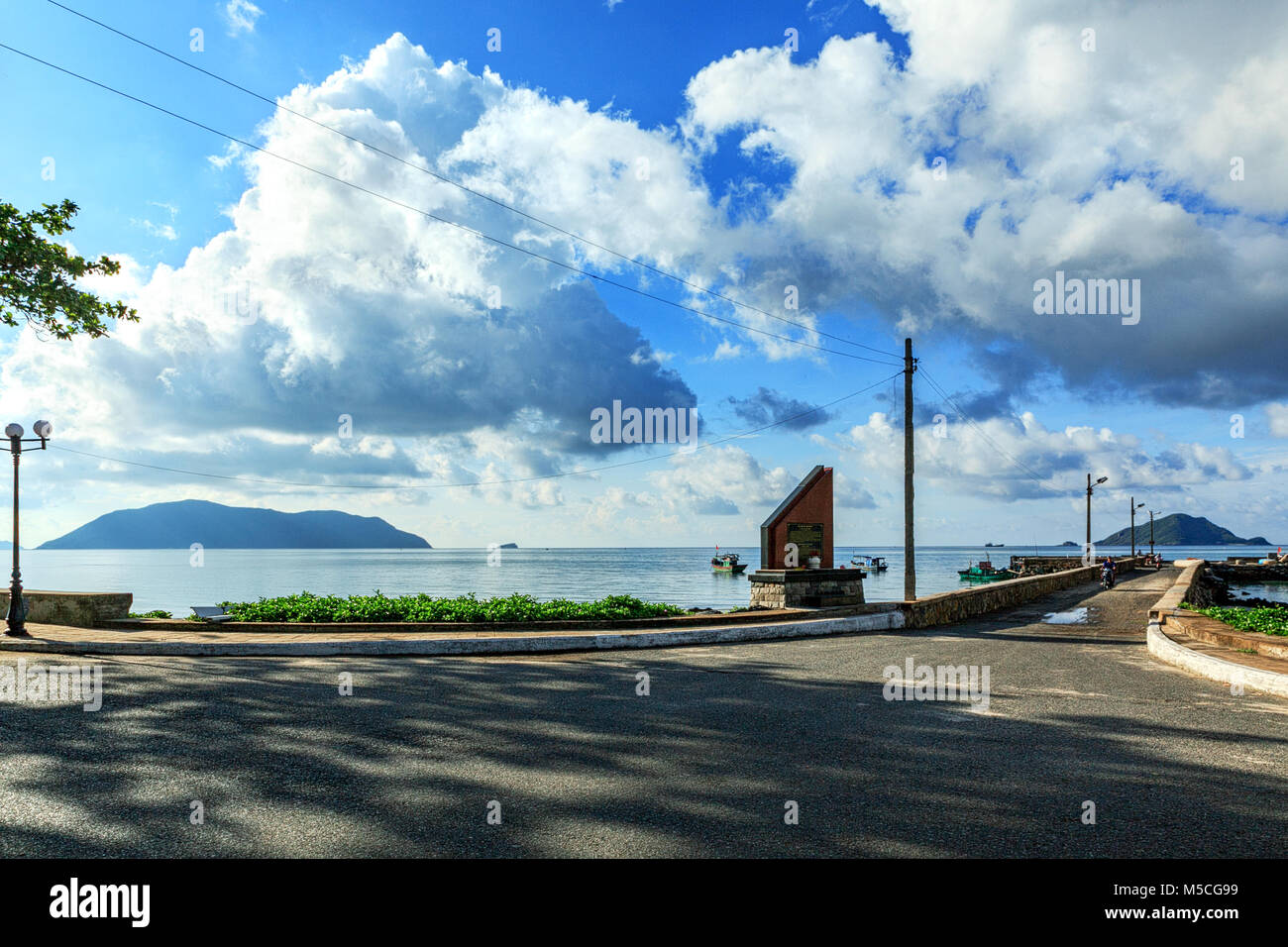 Steg 914 in der Nähe von Ton Duc Thang Street, Con Dao Insel, Ba Ria Vung Tau, Vietnam. Stockfoto