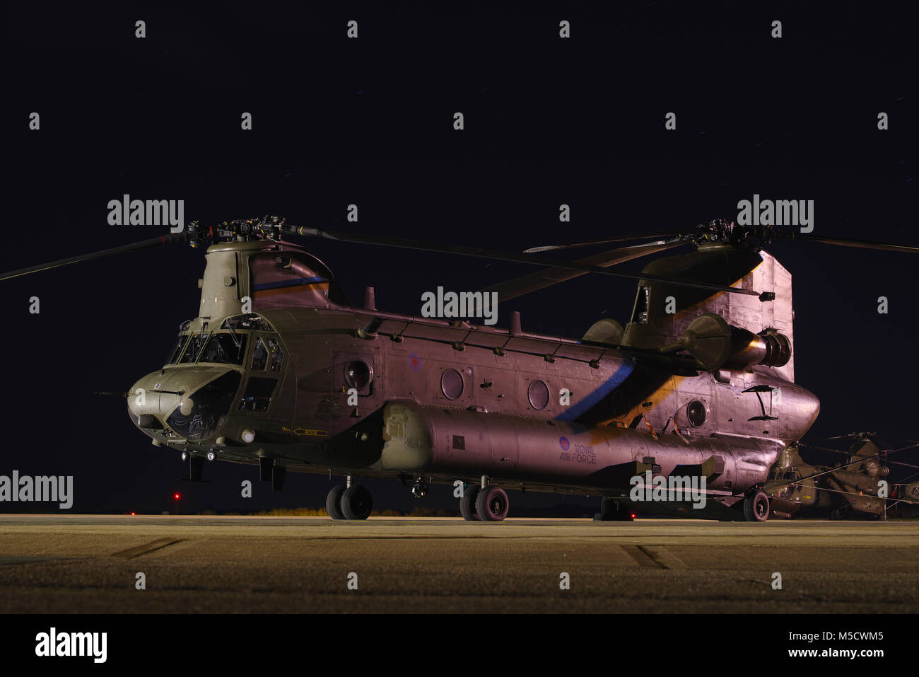 Boeing Vertol CH-47, Chinook Helicopter, RAF Odiham, Stockfoto