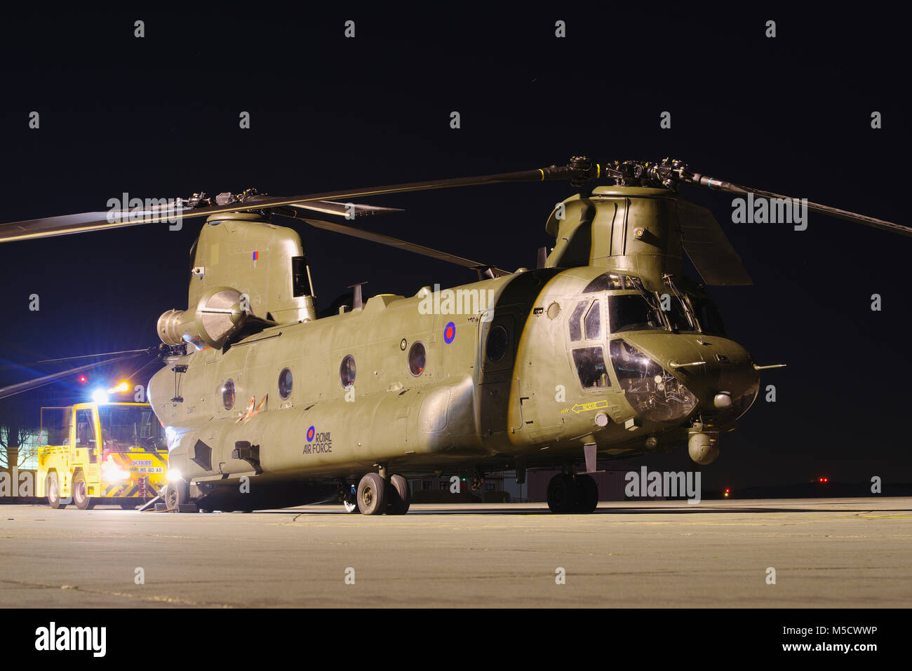 Boeing Vertol CH-47, Chinook Helicopter, RAF Odiham, Stockfoto