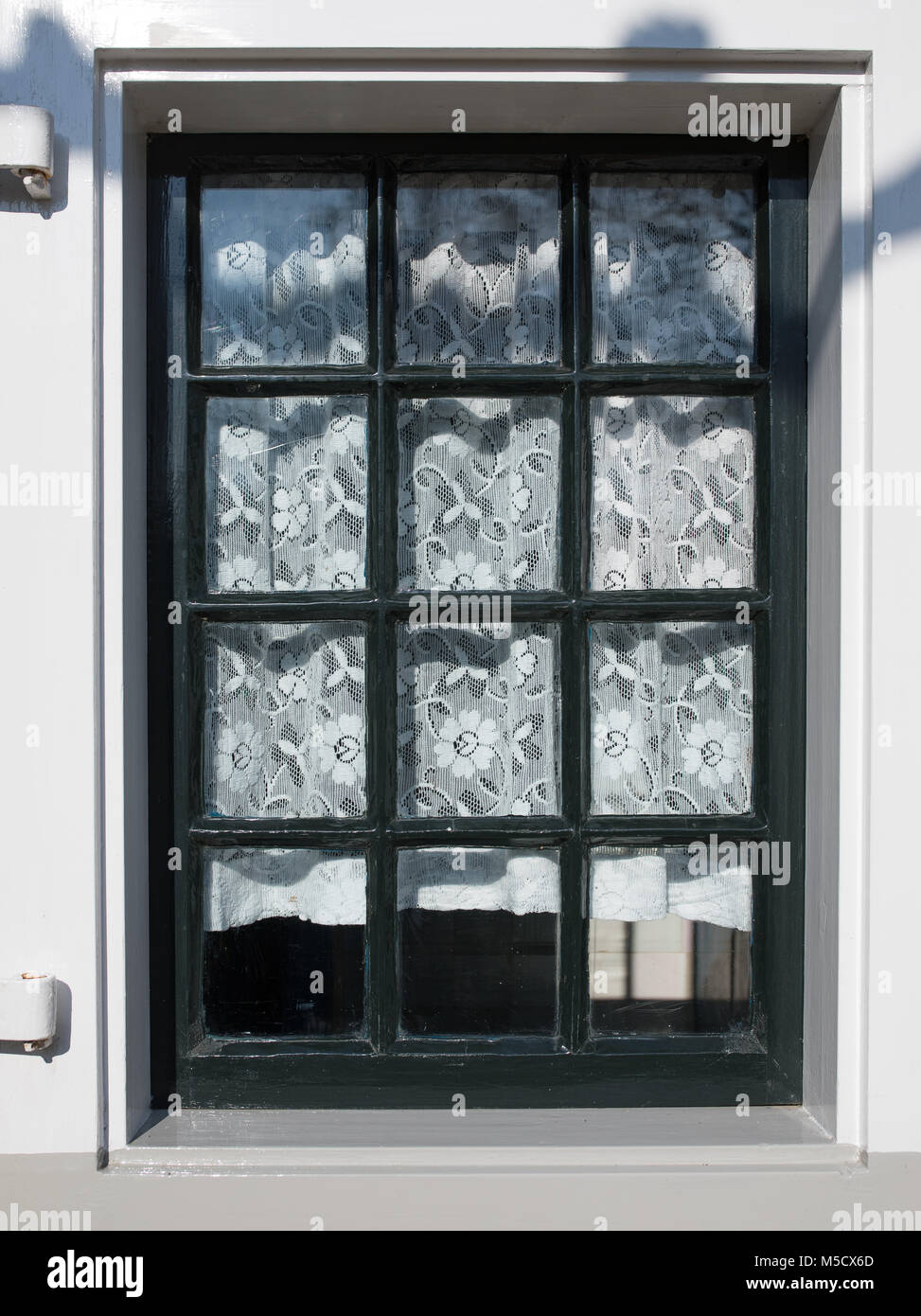 Eine traditionelle holländische Fenster, vintage Architektur in Holland  Stockfotografie - Alamy