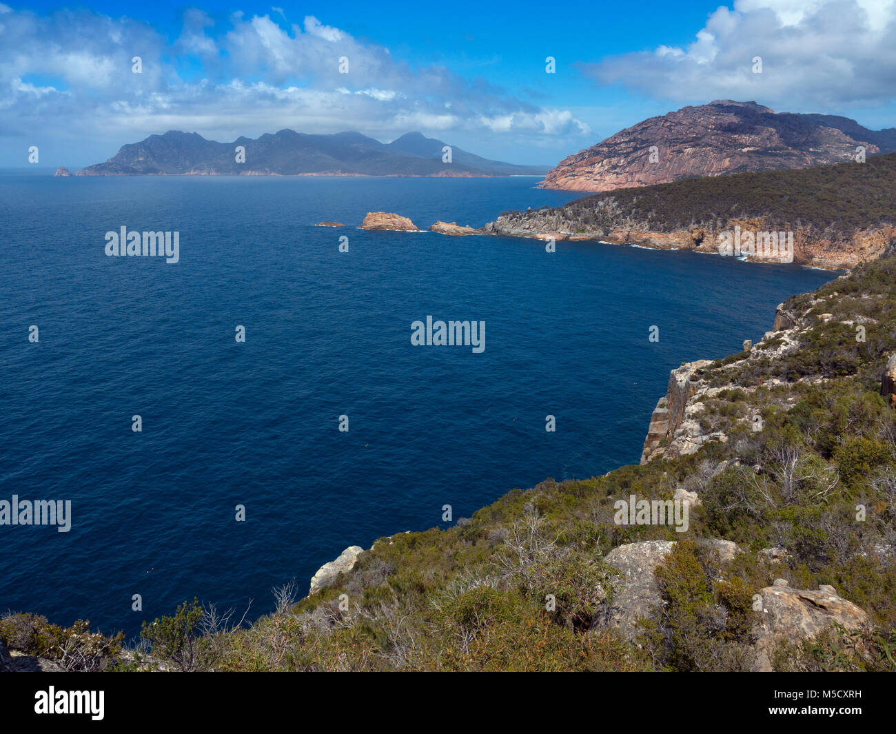 Maria Island National Park Ostküste von Tasmanien, Australien. Stockfoto