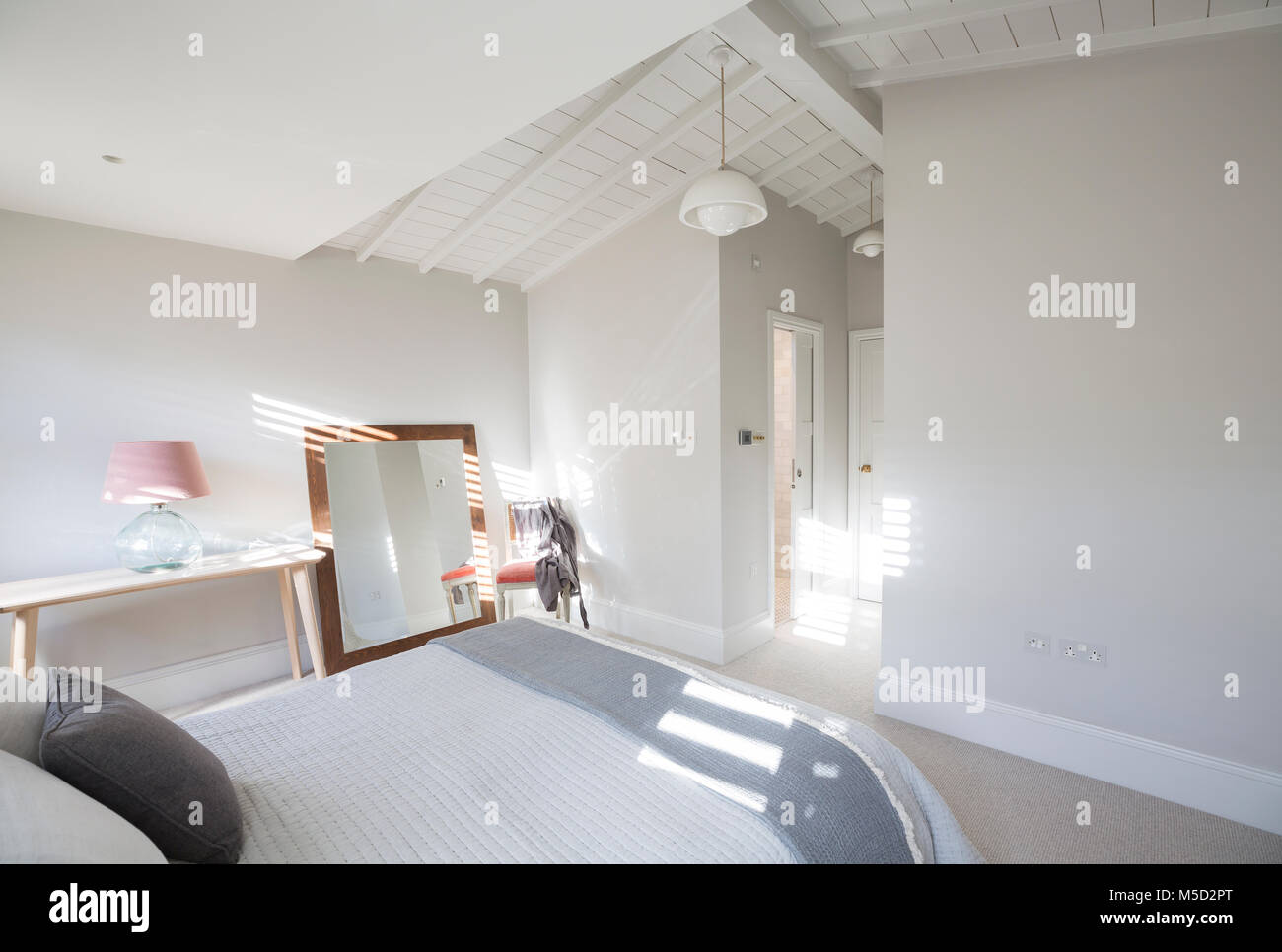 Luxus Home Showcase Schlafzimmer Stockfoto