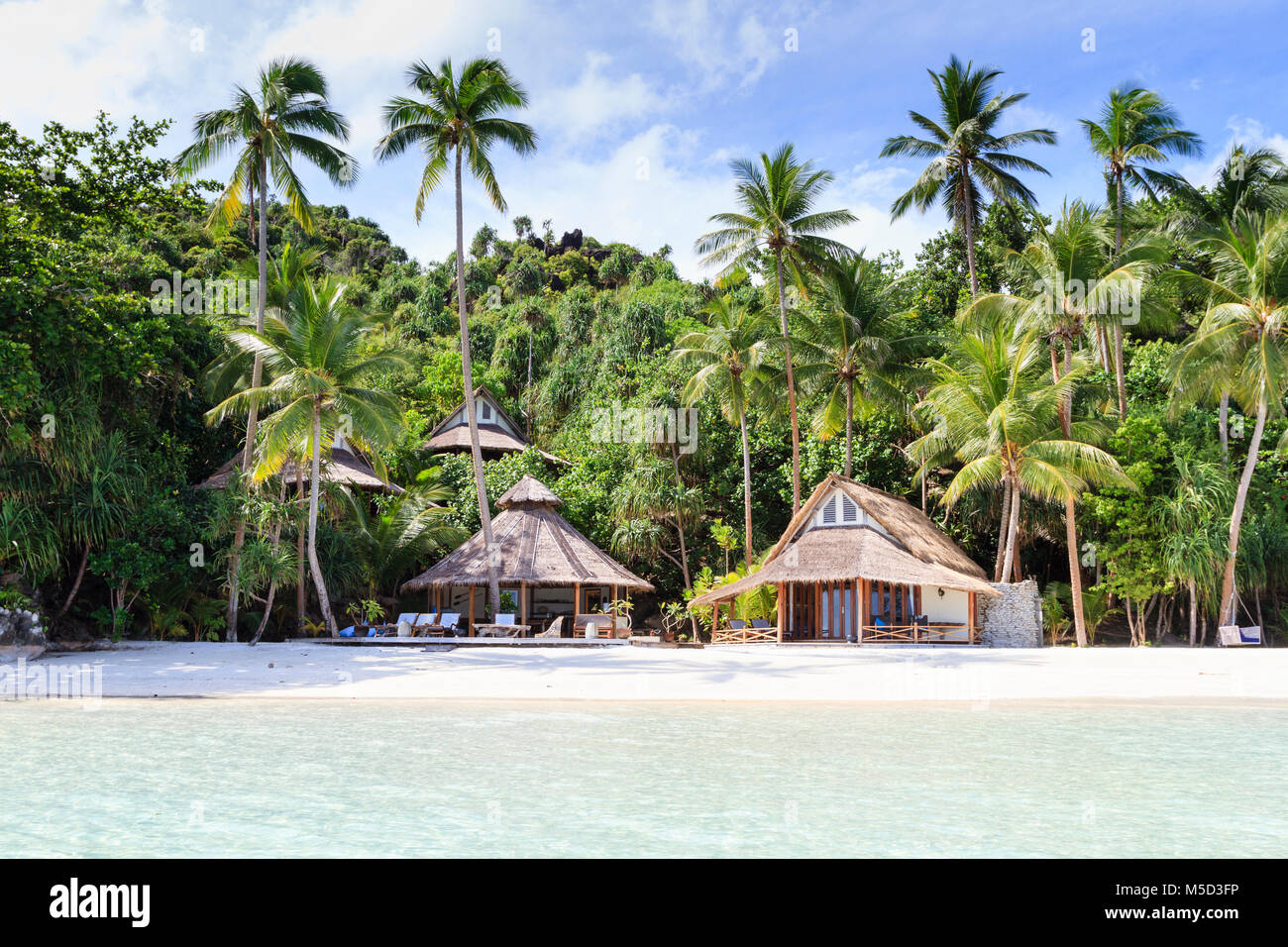 Misool Eco Resort, South Beach, Raja Ampat, Indonesien Stockfoto
