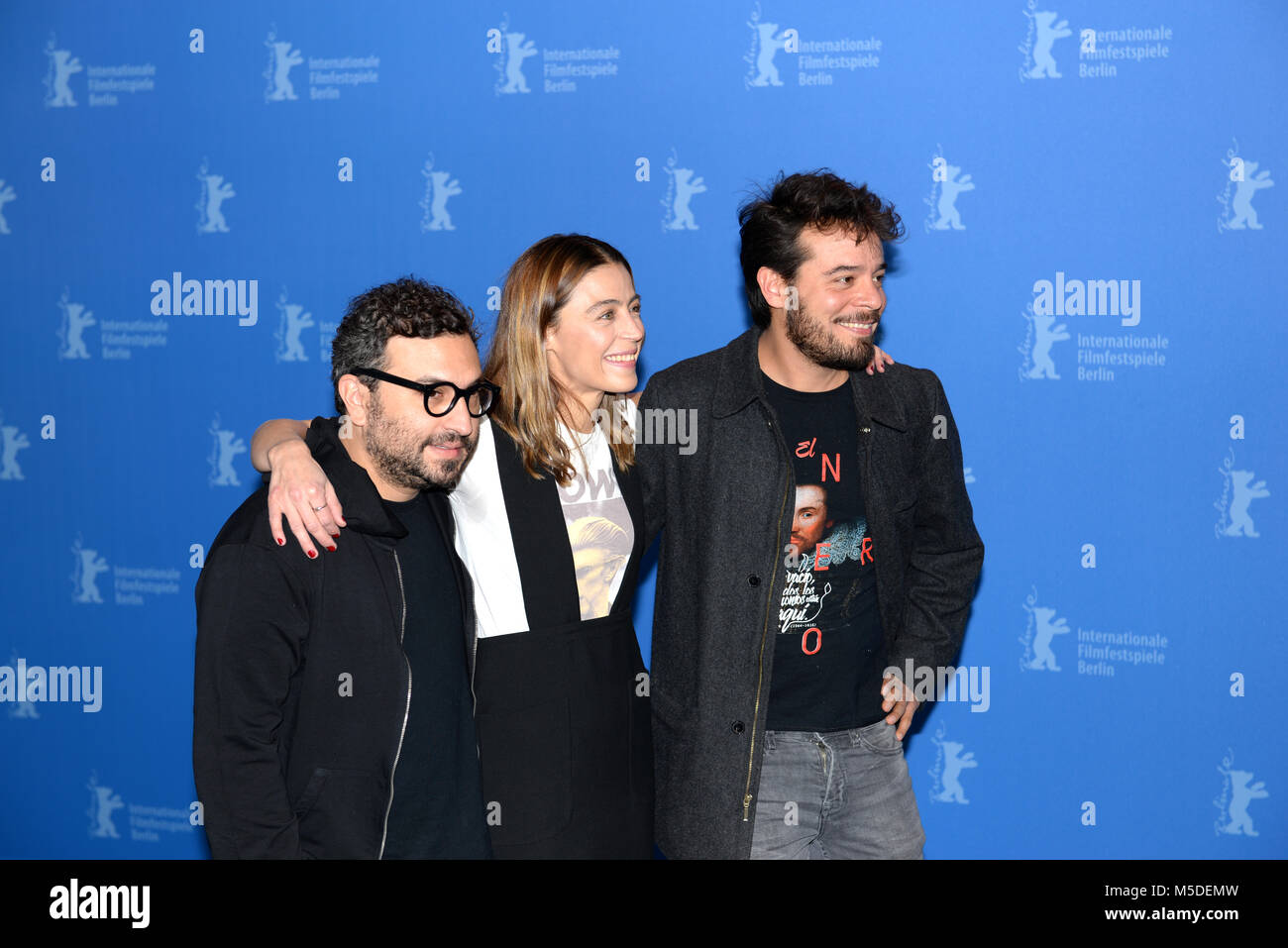 Berlin, Deutschland. Berlin, Deutschland. 22. Februar 2018 - Die Berliner MUSEO photocall während der Berlinale 2018. Credit: Fausto Marci/Alamy Live News Credit: Fausto Marci/Alamy leben Nachrichten Stockfoto