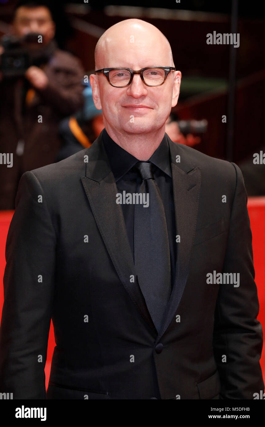 Steven Soderbergh die Teilnahme an der "unsane" Premiere auf der 68. Internationalen Filmfestspiele Berlin/Berlinale 2018 im Berlinale-Palast am 22. Februar 2018 in Berlin, Deutschland. Stockfoto