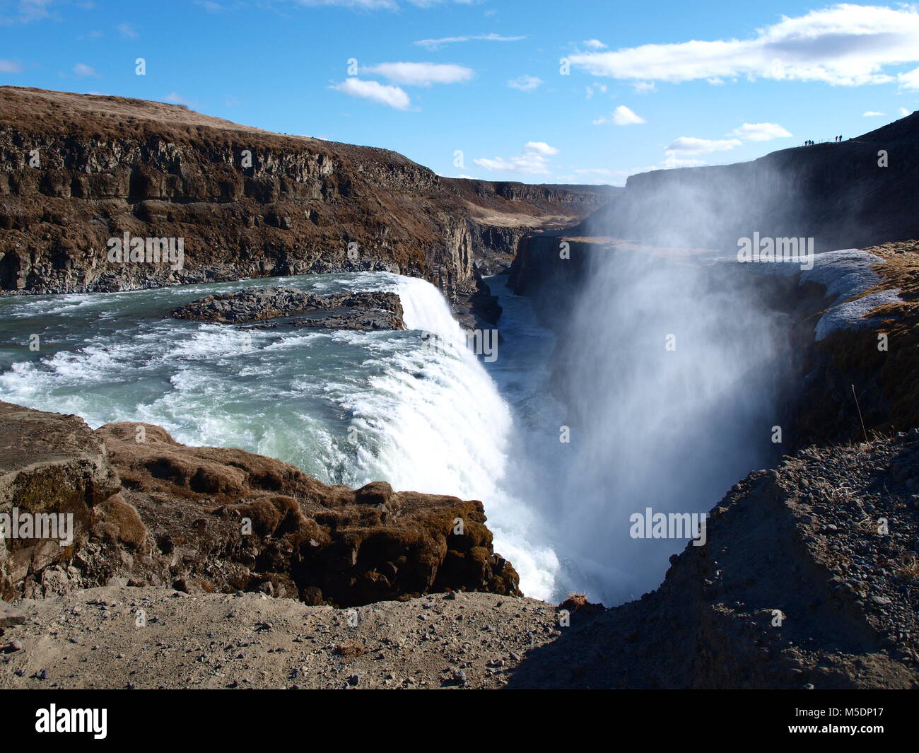 Isländische Wasserfall Stockfoto