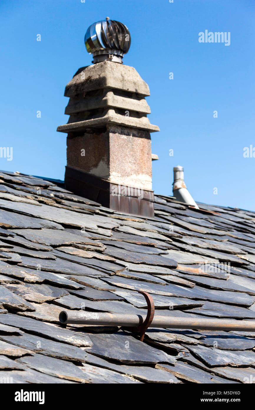 Stein Stein Dach, Dächer, Dach Stockfoto