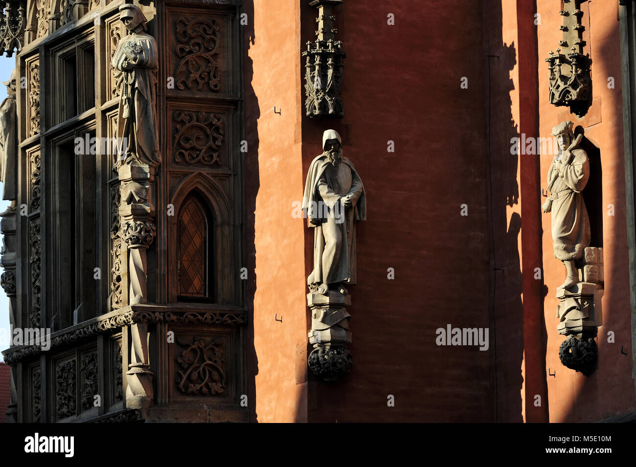 ratusz, Neo-Gothic, alt, Architektur, Stadt, Breslau, Dolnyslask, Polska, Polen, Foto: Kazimierz Jurewicz Stockfoto