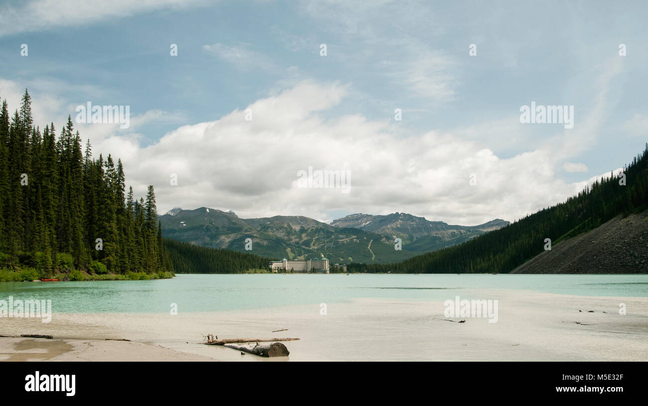 Lake Louise, Banff, Kanada, Stockfoto