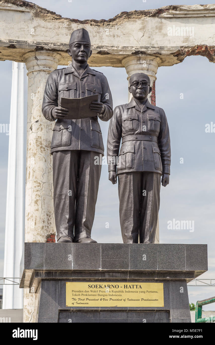 Soekarno Hatta Denkmal in Surabaya, Indonesien Stockfoto