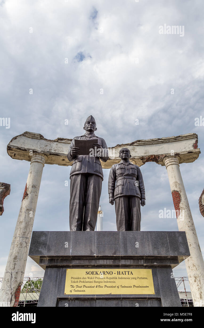 Soekarno Hatta Denkmal in Surabaya, Indonesien Stockfoto