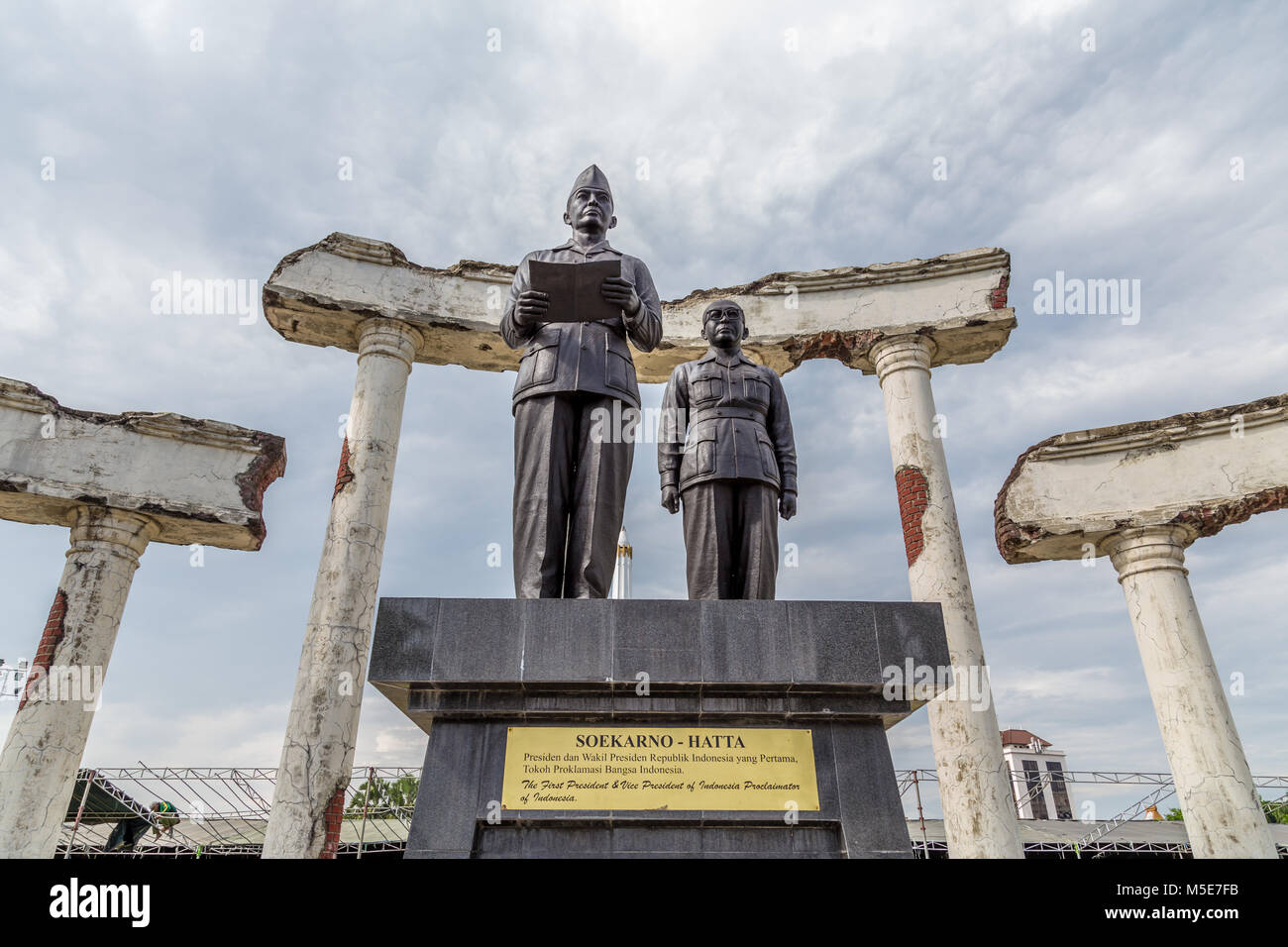 Soekarno Hatta Denkmal in Surabaya, Indonesien Stockfoto