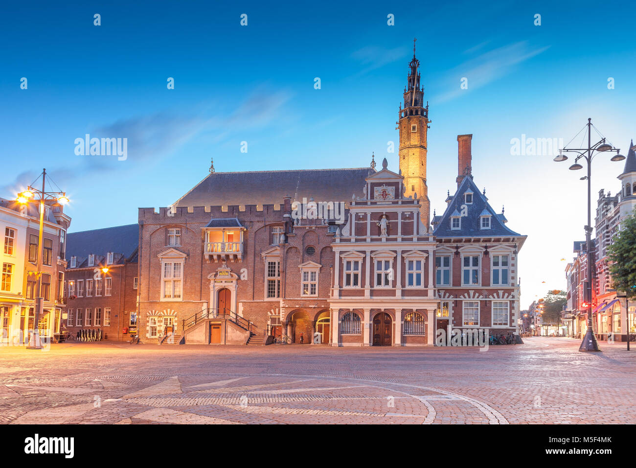 Rathaus (Stadhuis) von Haarlem Stockfoto