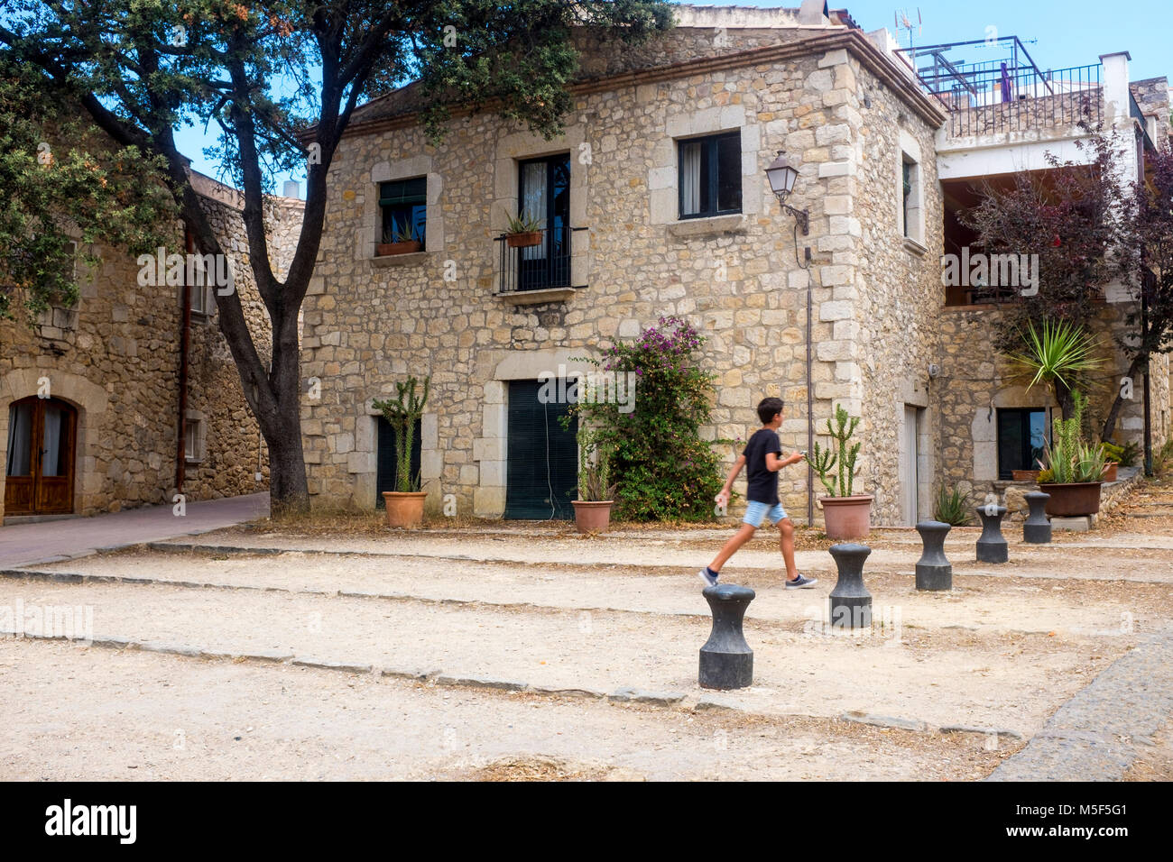 Sant Martí d'Empúries Stockfoto