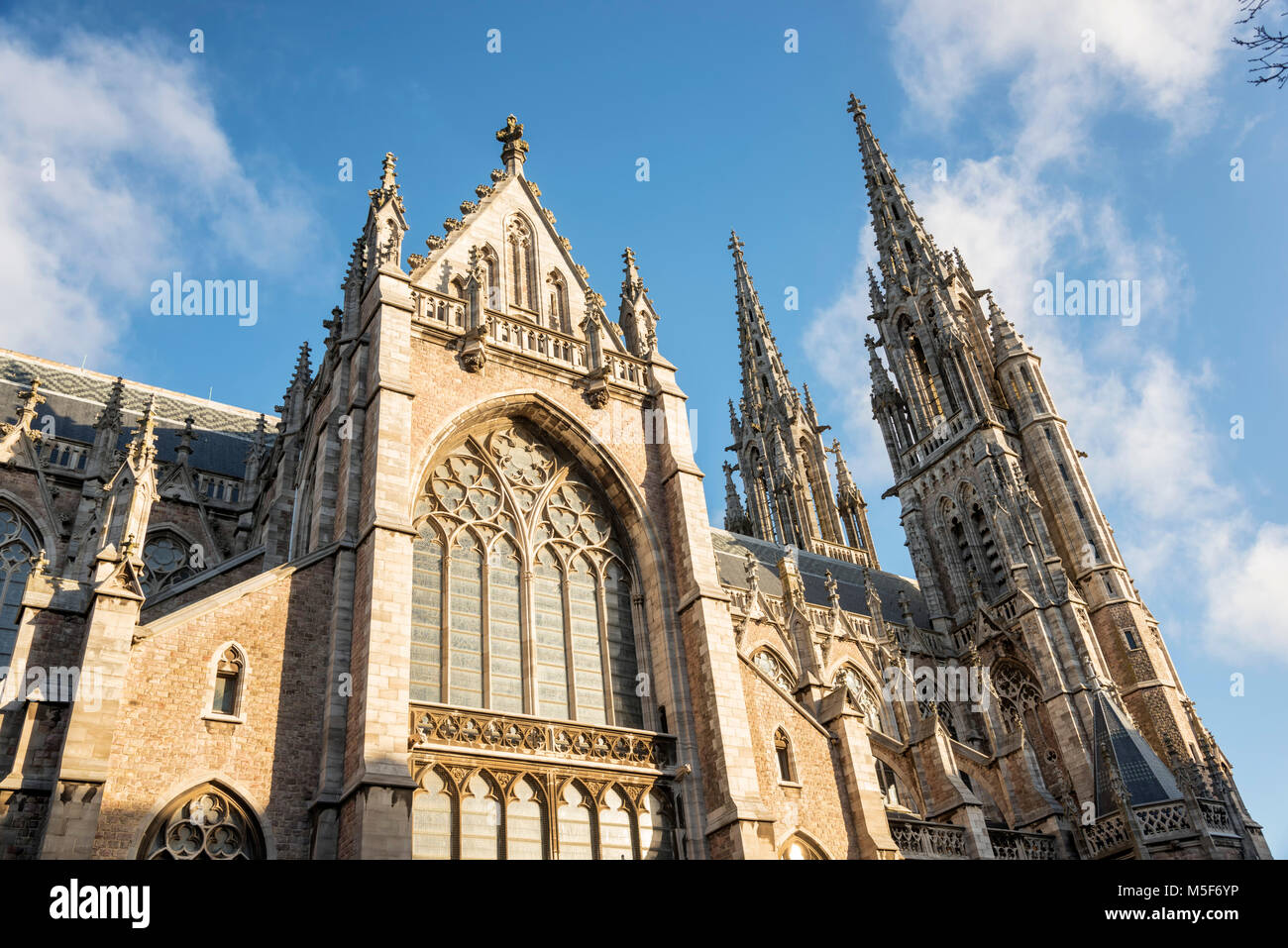 Sint-Petrus-en-Pauusplein (Kirche St. Peter und Paul), Ostende Belgien Stockfoto
