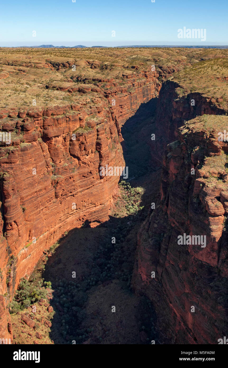 Antenne Piccaninny Creek, Purnululu NP, Kimberley, WA, Australien Stockfoto