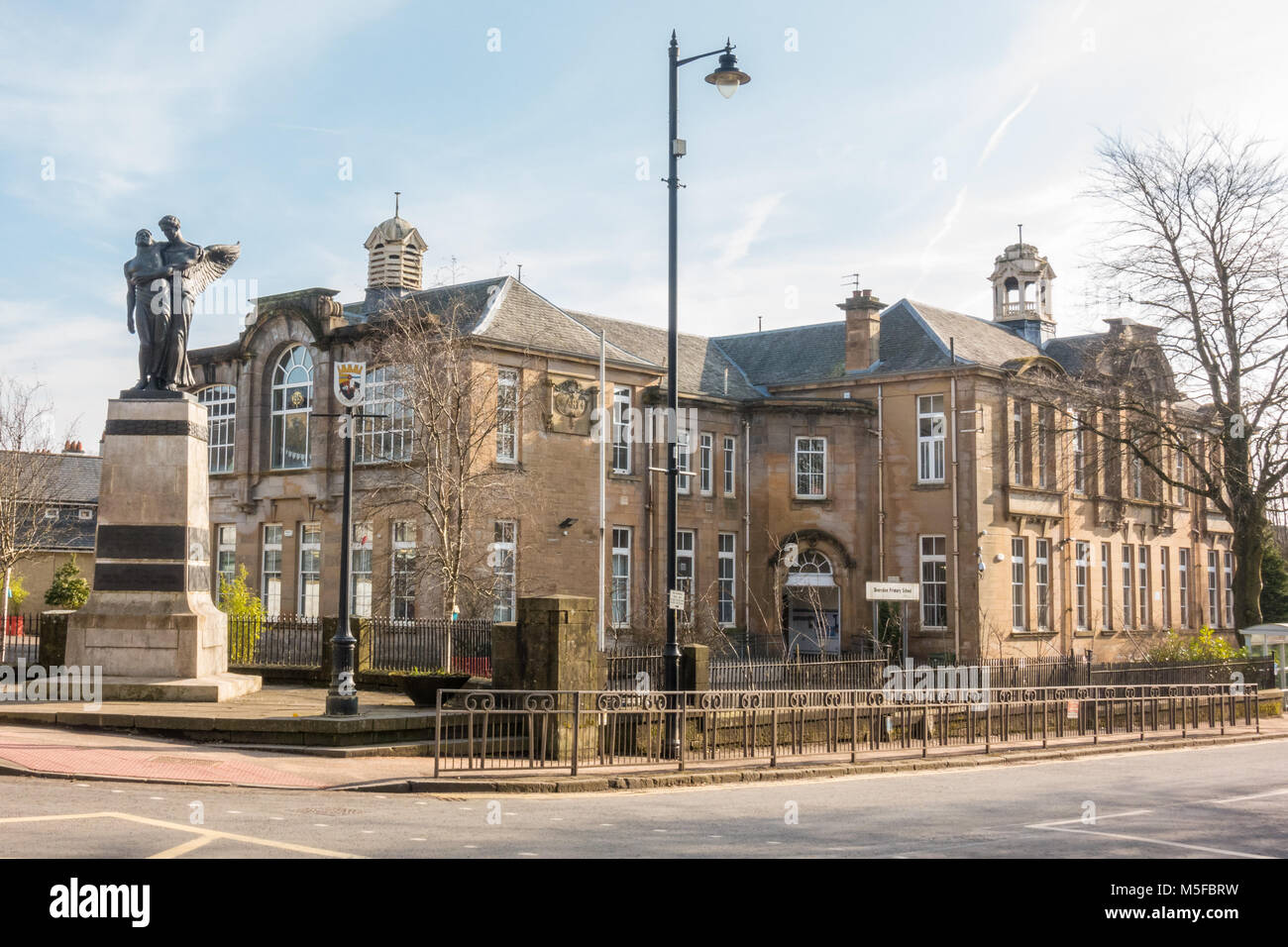 Bearsden Grundschule, Bearsden Kreuz, Schottland, Großbritannien Stockfoto