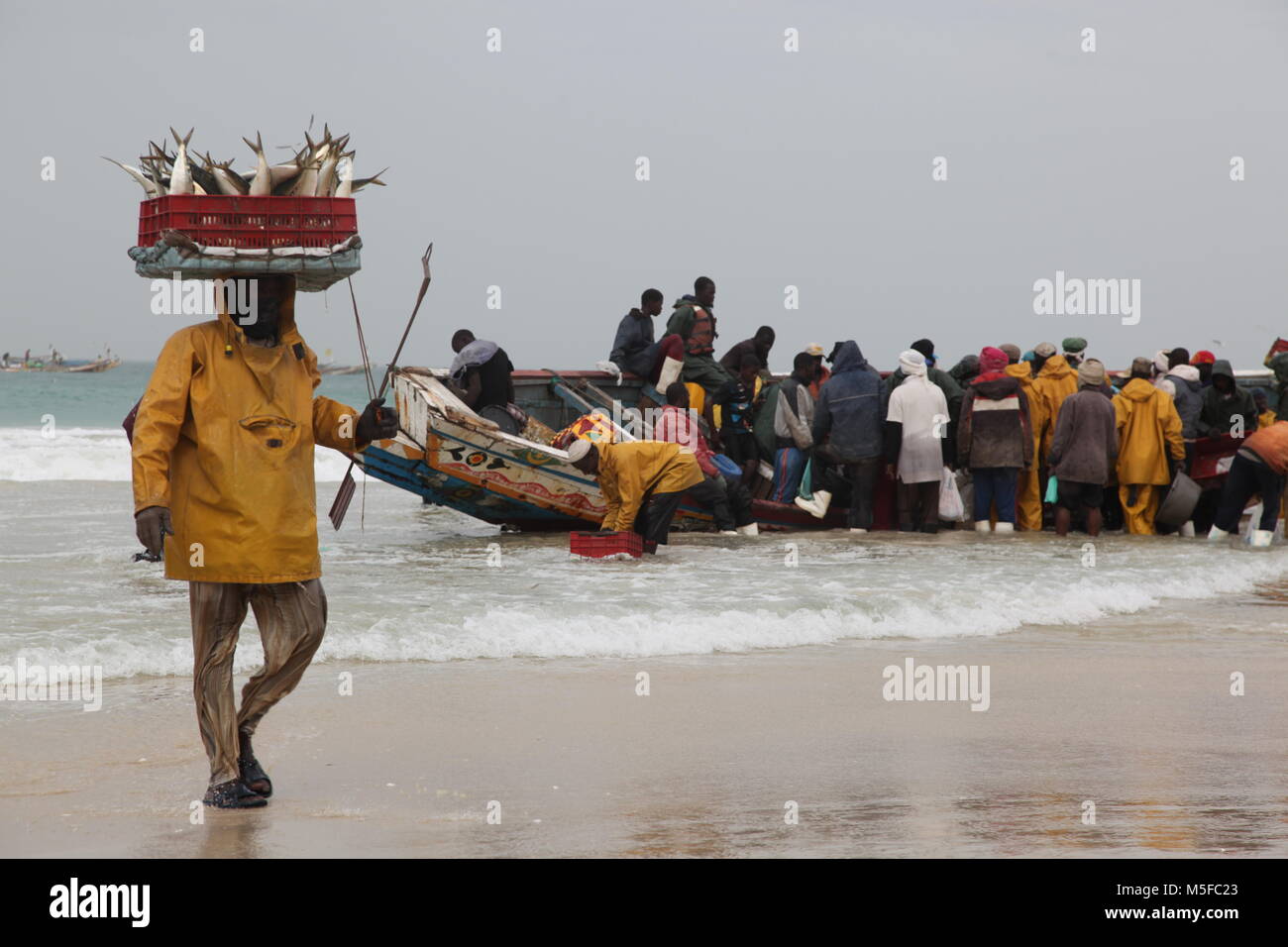 Mauretanien Fischerei Stockfoto