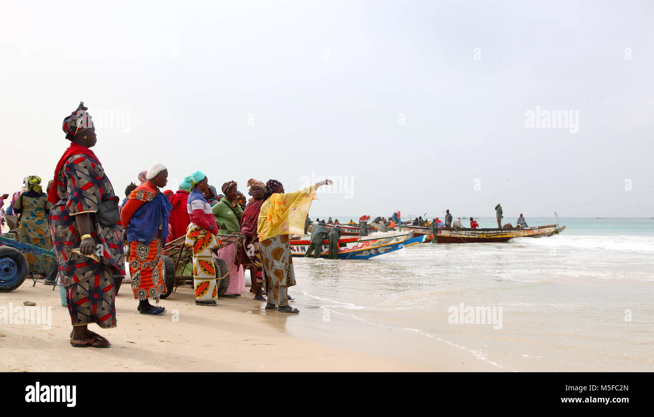 Mauretanien Fischerei Stockfoto