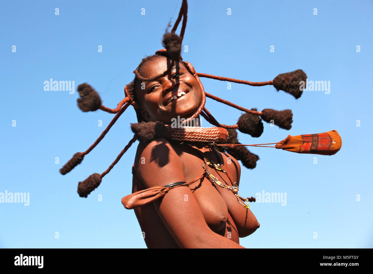 Himba-Mädchen Stockfoto