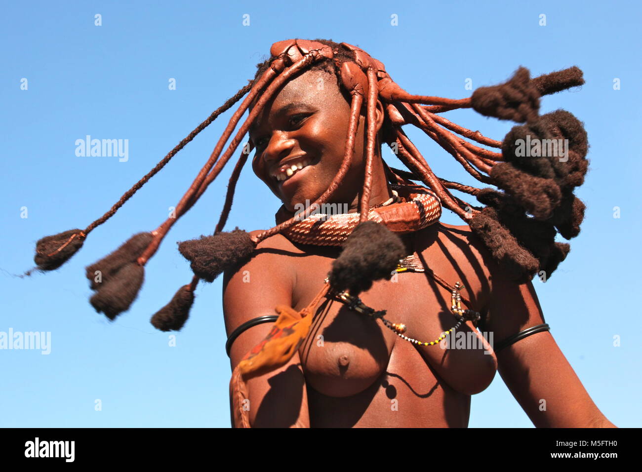 Himba-Mädchen Stockfoto