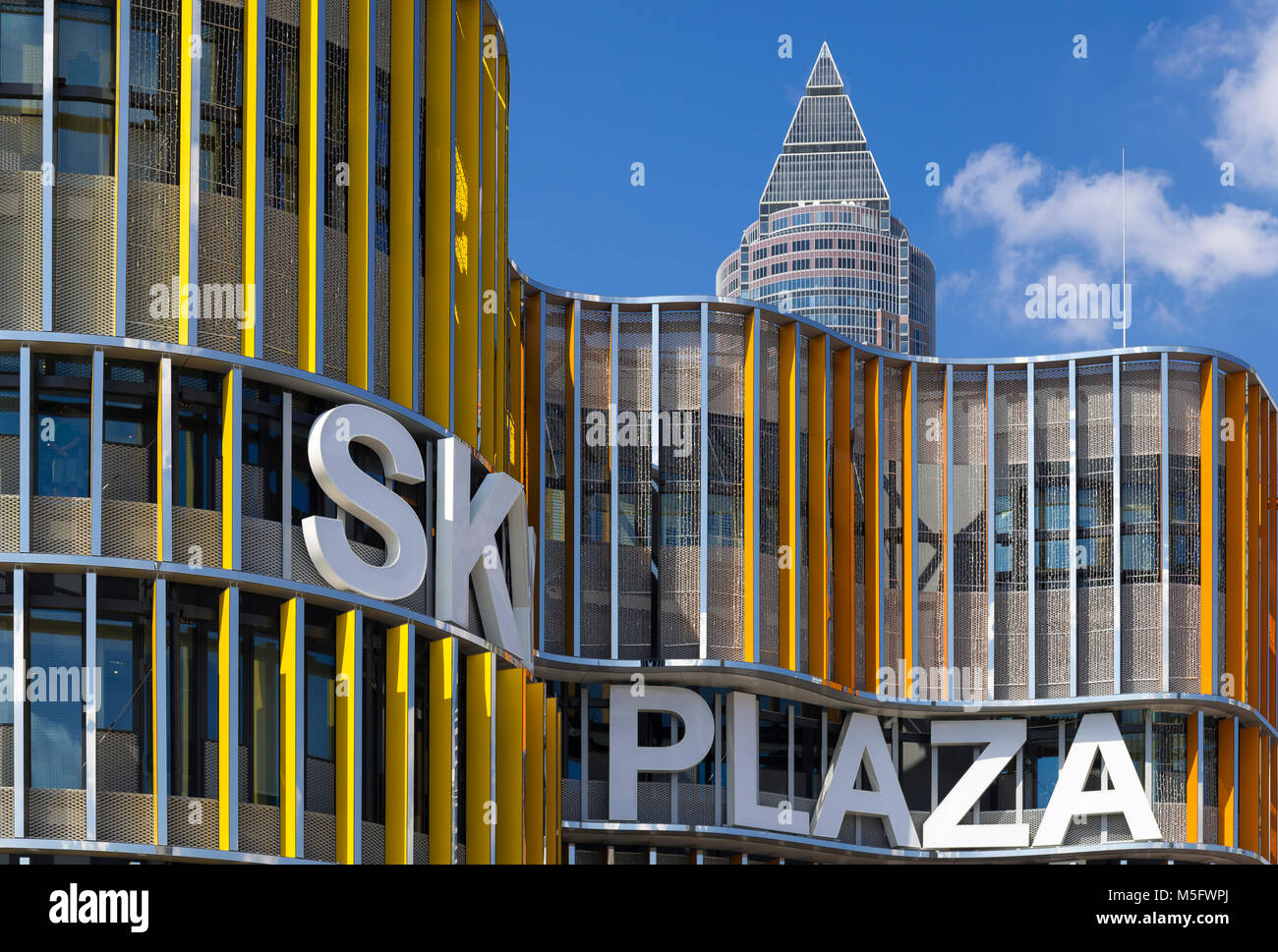 Skyline Plaza, Frankfurt, Hessen, Deutschland, Europa Stockfoto