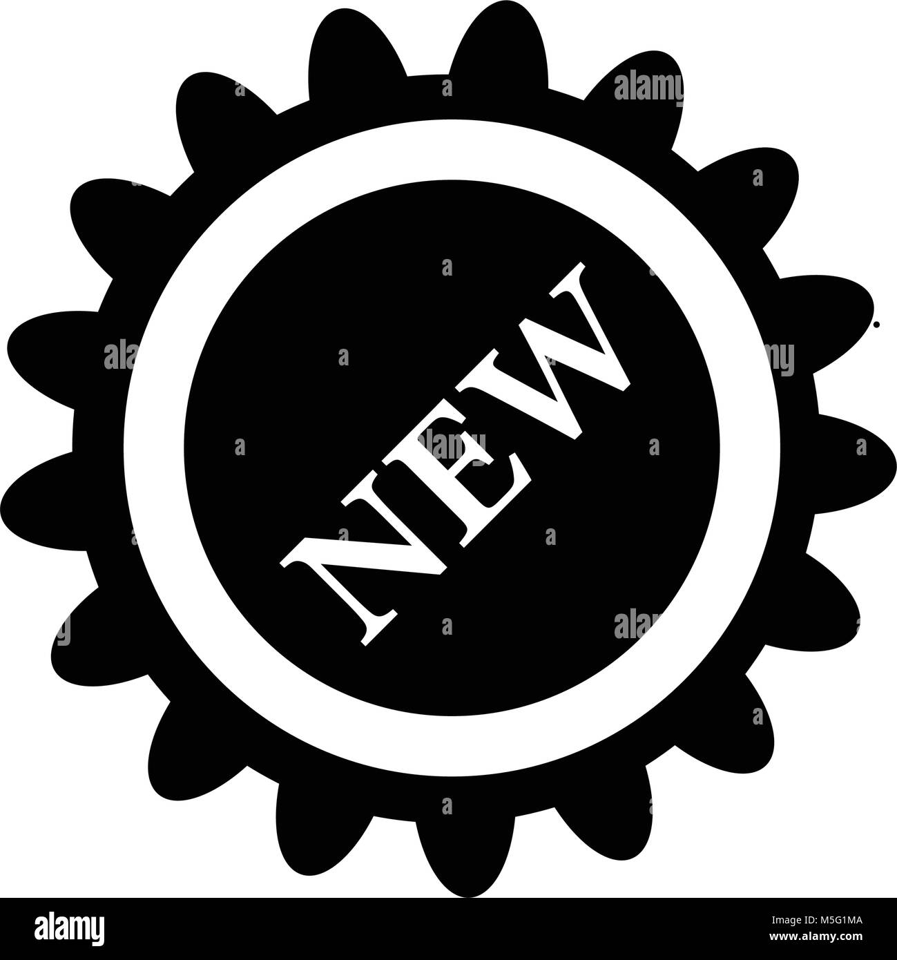 Neues Symbol line outline Style auf weißem Hintergrund für Ihre Web ...
